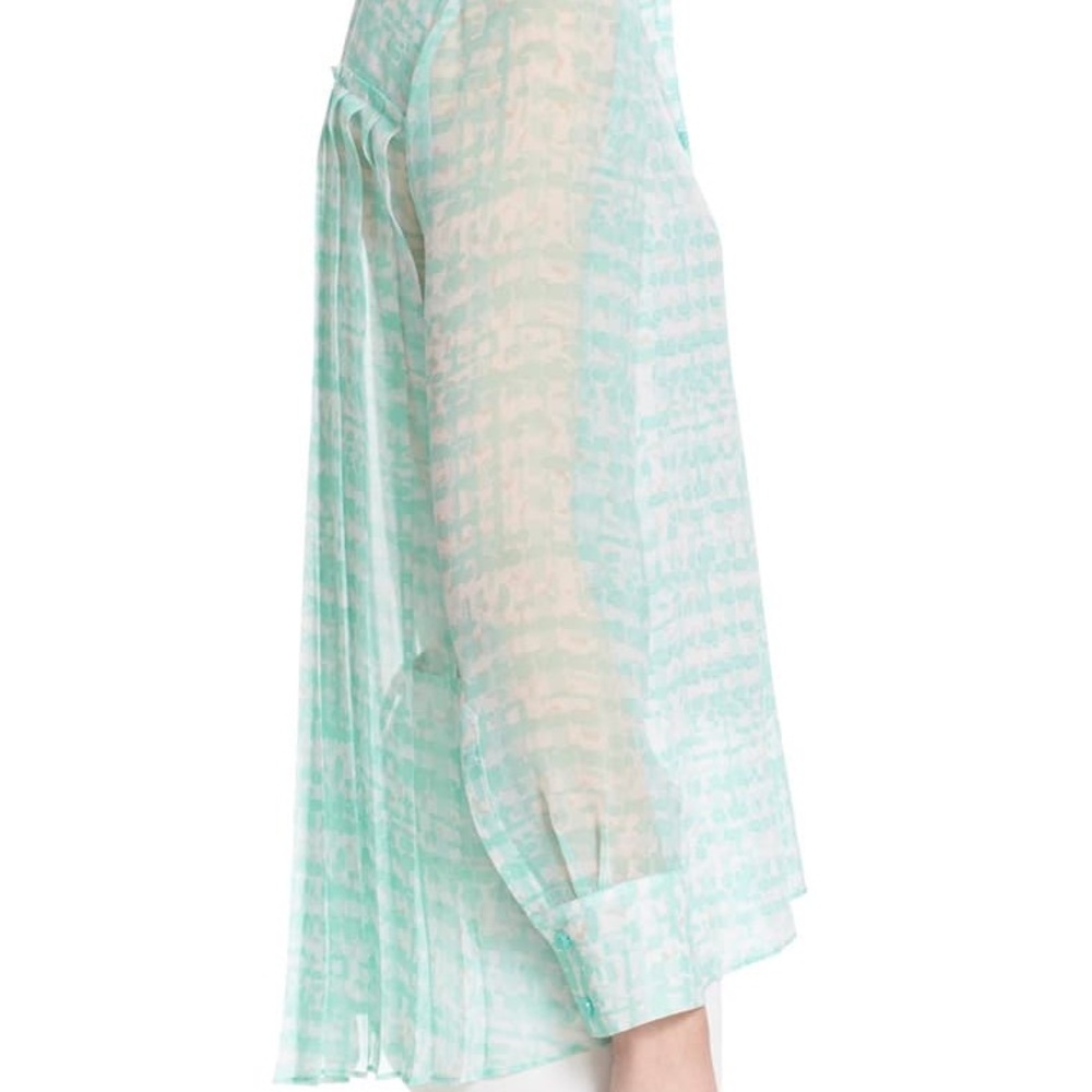 Kate Spade pleated silk blouse